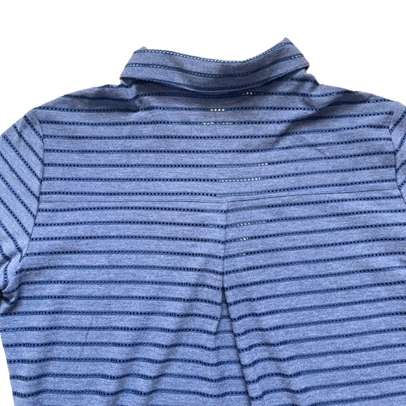 Adidas Climacool Zona Cooling Ventilation Stripe Golf Polo Shirt Women’s Size S - Picture 4 of 9